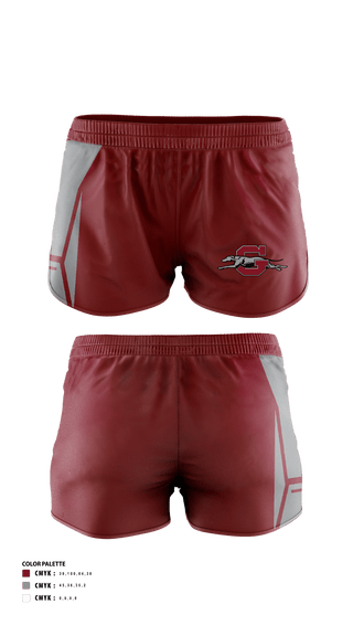 Womens Shorts, Grandview High School Cross Country, Cross Country, Teamtime, Team time, sublimation, custom sports apparel, team uniforms, spirit wear, spiritwear, sports uniforms, custom shirts, team store, custom team store, fundraiser sports, apparel fundraiser