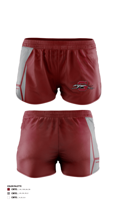 Grandview High School Cross Country 94143685 Women's Shorts - 40