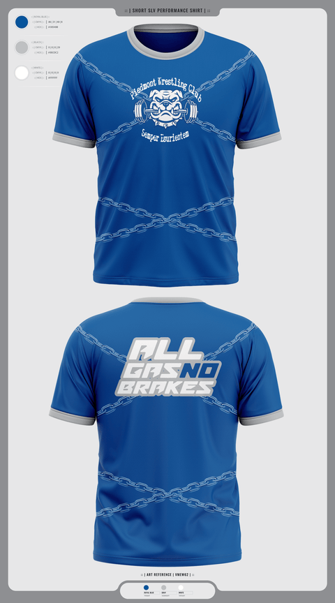 Short Sleeve Performance Shirt, Piedmont Youth Wrestling, Wrestling, Teamtime, Team time, sublimation, custom sports apparel, team uniforms, spirit wear, spiritwear, sports uniforms, custom shirts, team store, custom team store, fundraiser sports, apparel fundraiser