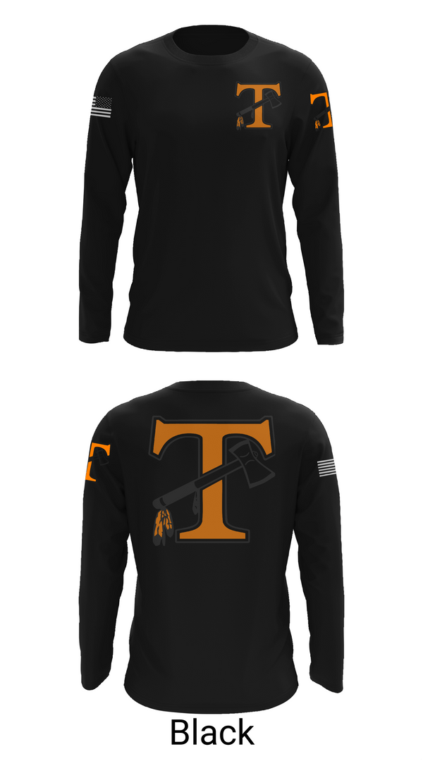 Long Sleeve Performance Shirt, Tecumseh indian, Wrestling, Teamtime, Team time, sublimation, custom sports apparel, team uniforms, spirit wear, spiritwear, sports uniforms, custom shirts, team store, custom team store, fundraiser sports, apparel fundraiser