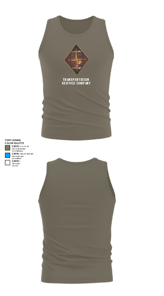 Tank Top, Transportation service company, Marines, Teamtime, Team time, sublimation, custom sports apparel, team uniforms, spirit wear, spiritwear, sports uniforms, custom shirts, team store, custom team store, fundraiser sports, apparel fundraiser