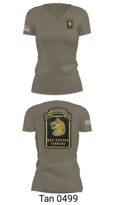 Wolfhounds 24858493 Women's Short Sleeve V-neck Shirt - 68