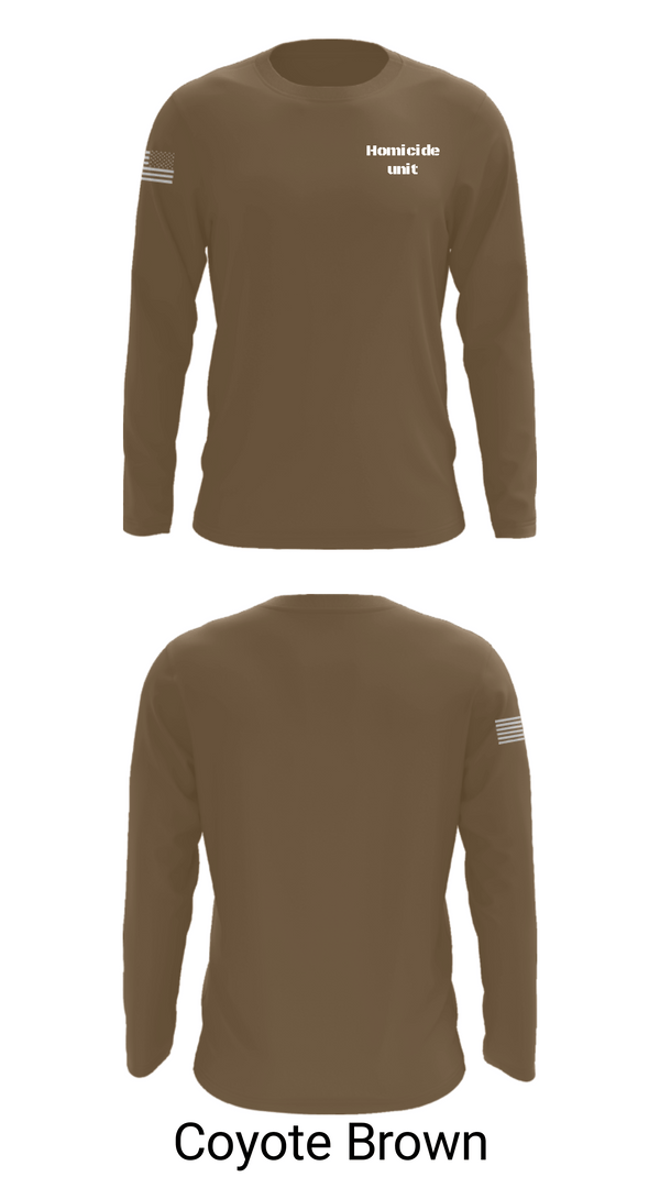 Long Sleeve Performance Shirt, Homicide unit, Police, Teamtime, Team time, sublimation, custom sports apparel, team uniforms, spirit wear, spiritwear, sports uniforms, custom shirts, team store, custom team store, fundraiser sports, apparel fundraiser