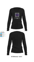 Pro Holmes Sports Basketball Academy 18738195 Women's Long Sleeve V-neck Shirt - 34