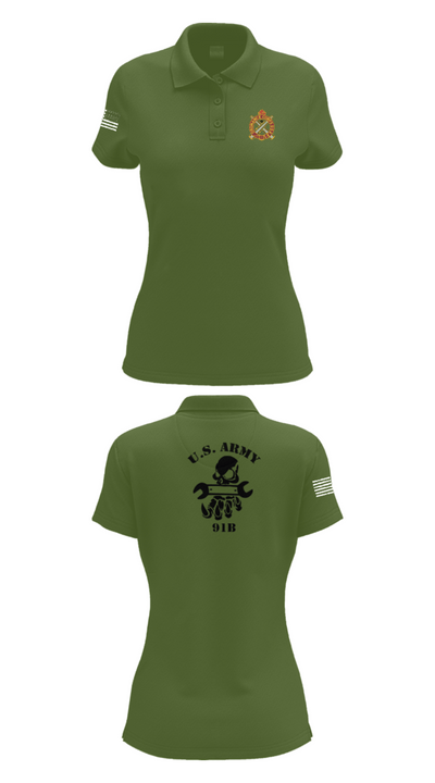 411TH 46316966 Women's Short Sleeve Performance Polo  - 55