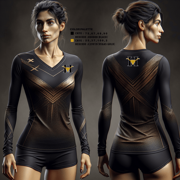 Womens Long Sleeve Vneck Shirt, Hebbronville High School Cross Country, Cross Country, Teamtime, Team time, sublimation, custom sports apparel, team uniforms, spirit wear, spiritwear, sports uniforms, custom shirts, team store, custom team store, fundraiser sports, apparel fundraiser