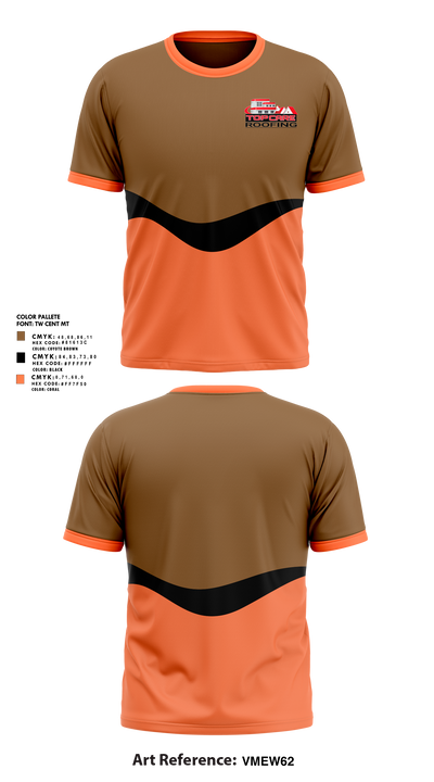 Top care roofing 59297057 Short Sleeve Performance Shirt - 1