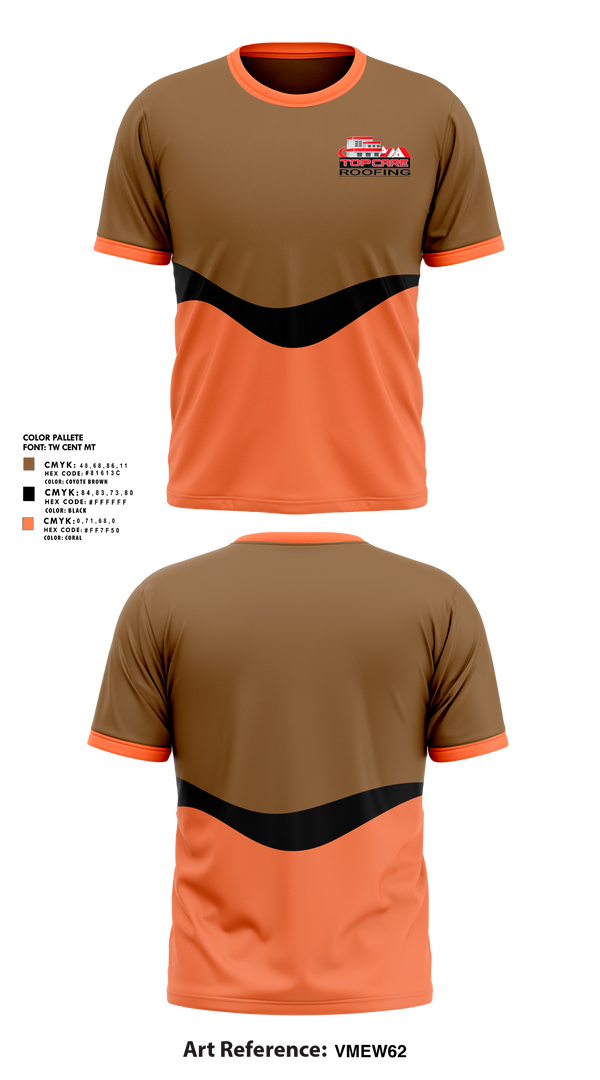 Short Sleeve Performance Shirt, Top care roofing, , Teamtime, Team time, sublimation, custom sports apparel, team uniforms, spirit wear, spiritwear, sports uniforms, custom shirts, team store, custom team store, fundraiser sports, apparel fundraiser