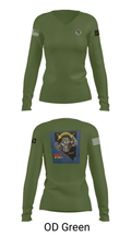152 Port Dawgs 71317587 Women's Long Sleeve V-neck Shirt - 57