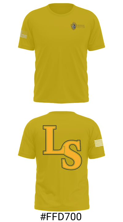 Lutheran South High School Tennis 8304460 Short Sleeve Performance Shirt - 19