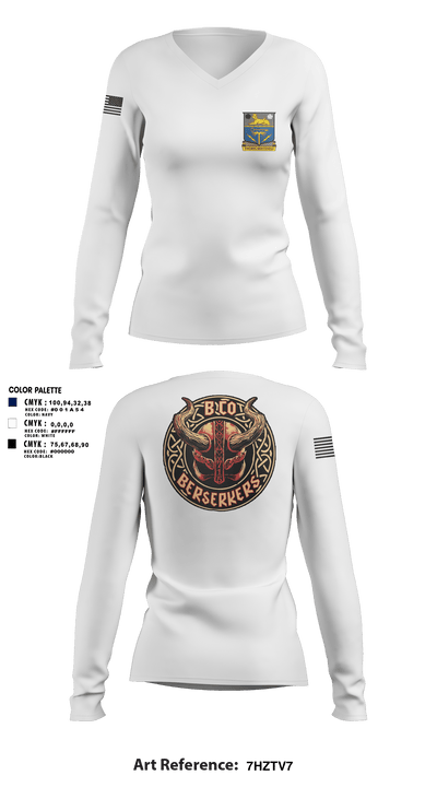 Army 36078746 Women's Long Sleeve V-neck Shirt - 2