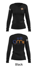 AM PRODUCTION 13584295 Women's Long Sleeve V-neck Shirt - 35