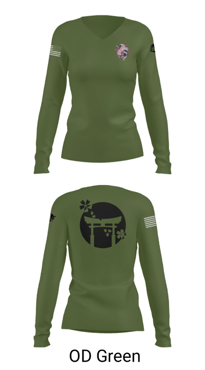 DSU 46178444 Women's Long Sleeve V-neck Shirt - 57