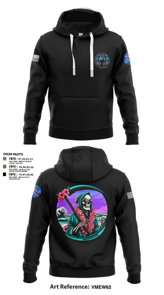 Hoodie, REAPERS, FT SHAFTER, , Teamtime, Team time, sublimation, custom sports apparel, team uniforms, spirit wear, spiritwear, sports uniforms, custom shirts, team store, custom team store, fundraiser sports, apparel fundraiser