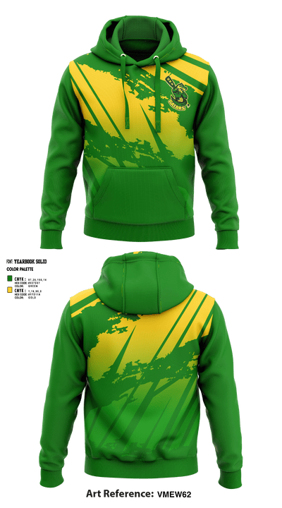 Greenwood High School Golf 58413984 Hoodie - 1