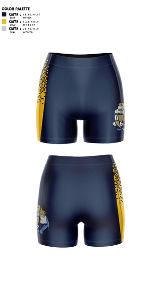 Womens Compression Shorts, Northglenn MS, Spirit Store, Teamtime, Team time, sublimation, custom sports apparel, team uniforms, spirit wear, spiritwear, sports uniforms, custom shirts, team store, custom team store, fundraiser sports, apparel fundraiser