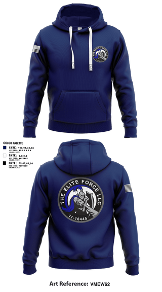 Hoodie, The Elite Force Llc, Police, Teamtime, Team time, sublimation, custom sports apparel, team uniforms, spirit wear, spiritwear, sports uniforms, custom shirts, team store, custom team store, fundraiser sports, apparel fundraiser