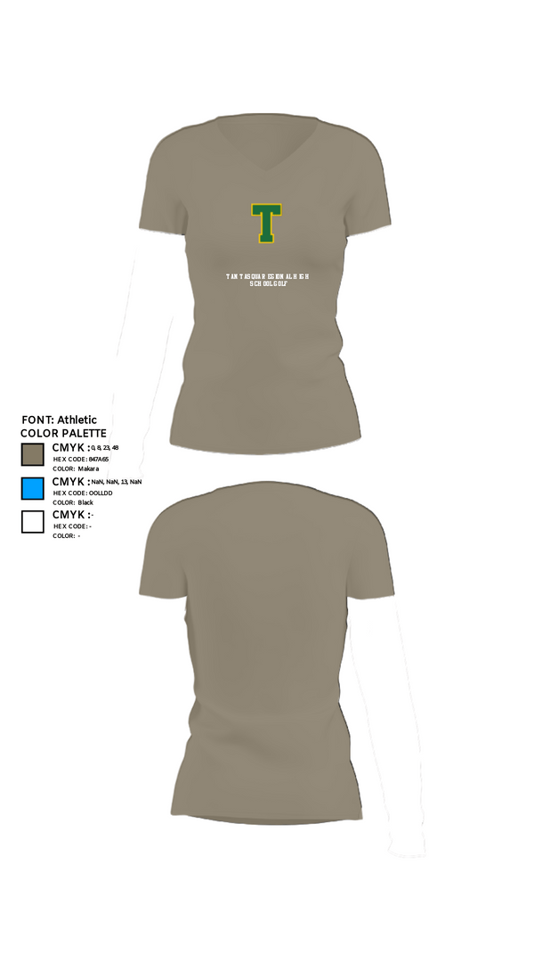 Womens Short Sleeve Vneck Shirt, Tantasqua Regional High School Golf, Golf, Teamtime, Team time, sublimation, custom sports apparel, team uniforms, spirit wear, spiritwear, sports uniforms, custom shirts, team store, custom team store, fundraiser sports, apparel fundraiser