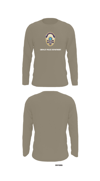 Long Sleeve Performance Shirt, Crowley Police Department, , Teamtime, Team time, sublimation, custom sports apparel, team uniforms, spirit wear, spiritwear, sports uniforms, custom shirts, team store, custom team store, fundraiser sports, apparel fundraiser