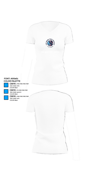 Womens Short Sleeve Vneck Shirt, The Moss Tree Service, , Teamtime, Team time, sublimation, custom sports apparel, team uniforms, spirit wear, spiritwear, sports uniforms, custom shirts, team store, custom team store, fundraiser sports, apparel fundraiser
