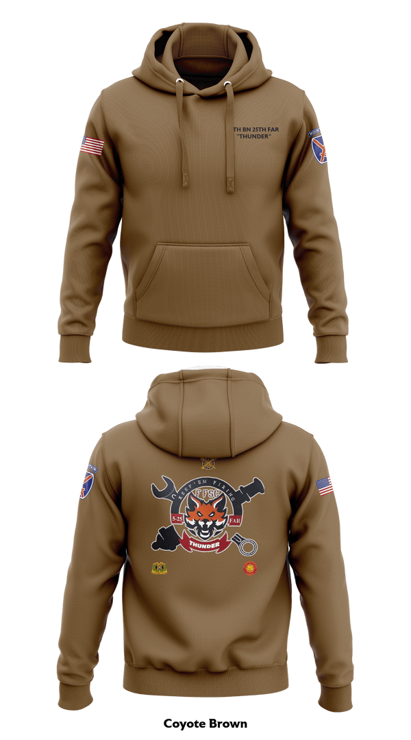 Hoodie, F-FSC 5TH BN 25TH FAR, Army, Teamtime, Team time, sublimation, custom sports apparel, team uniforms, spirit wear, spiritwear, sports uniforms, custom shirts, team store, custom team store, fundraiser sports, apparel fundraiser