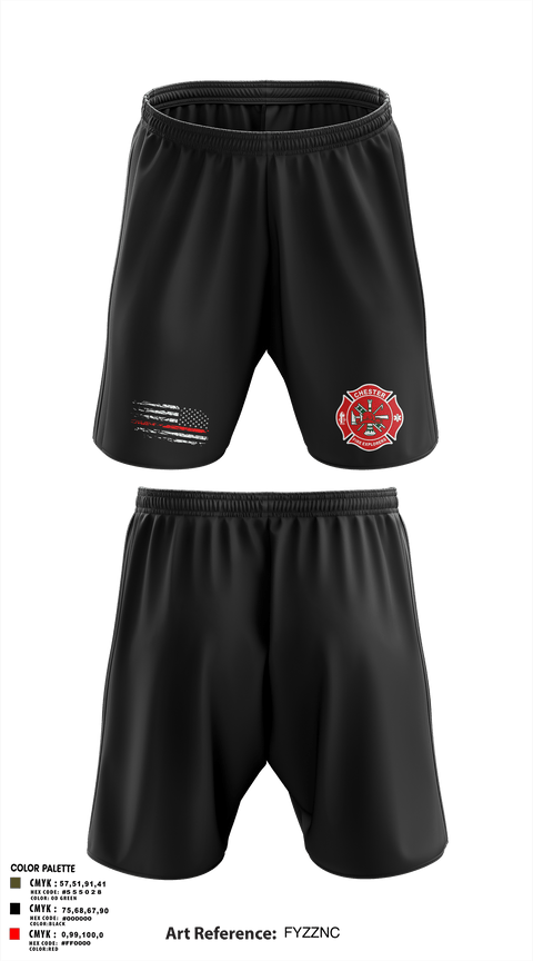 Athletic Shorts With Pockets, Chester fire explorers, Fire Department, Teamtime, Team time, sublimation, custom sports apparel, team uniforms, spirit wear, spiritwear, sports uniforms, custom shirts, team store, custom team store, fundraiser sports, apparel fundraiser