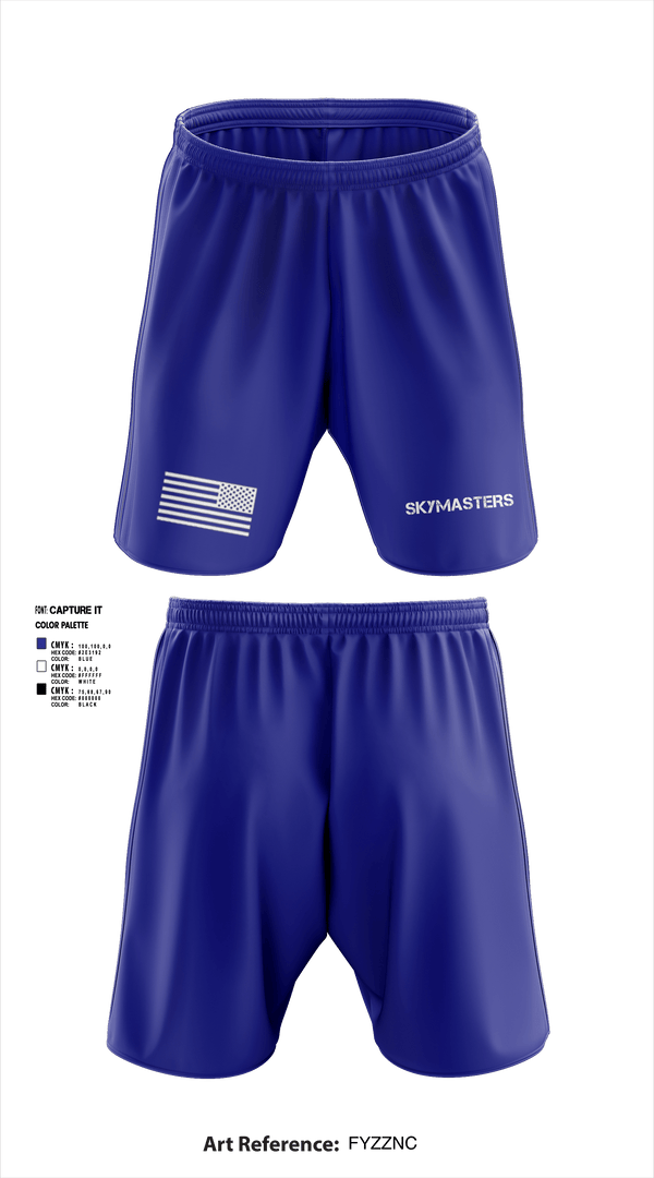 Athletic Shorts With Pockets, Skymasters, Army, Teamtime, Team time, sublimation, custom sports apparel, team uniforms, spirit wear, spiritwear, sports uniforms, custom shirts, team store, custom team store, fundraiser sports, apparel fundraiser