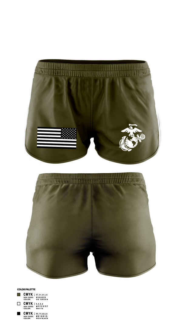 Womens Shorts, Service Co, Marines, Teamtime, Team time, sublimation, custom sports apparel, team uniforms, spirit wear, spiritwear, sports uniforms, custom shirts, team store, custom team store, fundraiser sports, apparel fundraiser