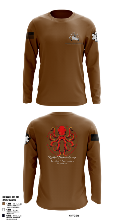 Kraken Defense Group 92519053 Long Sleeve Performance Shirt 111