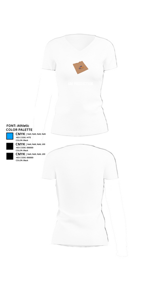 Womens Short Sleeve Vneck Shirt, AM PRODUCTION, , Teamtime, Team time, sublimation, custom sports apparel, team uniforms, spirit wear, spiritwear, sports uniforms, custom shirts, team store, custom team store, fundraiser sports, apparel fundraiser