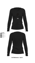 V3/2 53634498 Women's Long Sleeve V-neck Shirt - 22