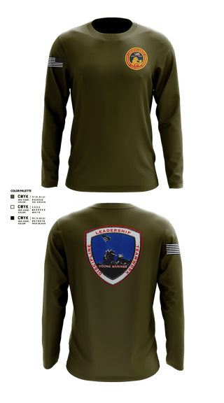 Long Sleeve Performance Shirt, Lancaster County Young Marines, Marines, Teamtime, Team time, sublimation, custom sports apparel, team uniforms, spirit wear, spiritwear, sports uniforms, custom shirts, team store, custom team store, fundraiser sports, apparel fundraiser