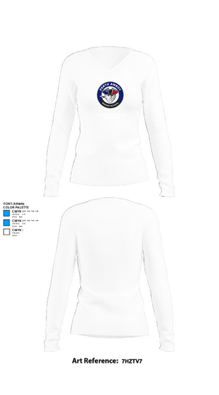 Womens Long Sleeve Vneck Shirt, Perth Amboy Magnet School Soccer, Men's Soccer, Teamtime, Team time, sublimation, custom sports apparel, team uniforms, spirit wear, spiritwear, sports uniforms, custom shirts, team store, custom team store, fundraiser sports, apparel fundraiser