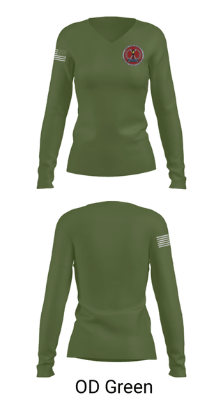 Women's Long Sleeve Vneck Shirt, 705 TRS, Air Force, Teamtime, Team time, sublimation, custom sports apparel, team uniforms, spirit wear, spiritwear, sports uniforms, custom shirts, team store, custom team store, fundraiser sports, apparel fundraiser