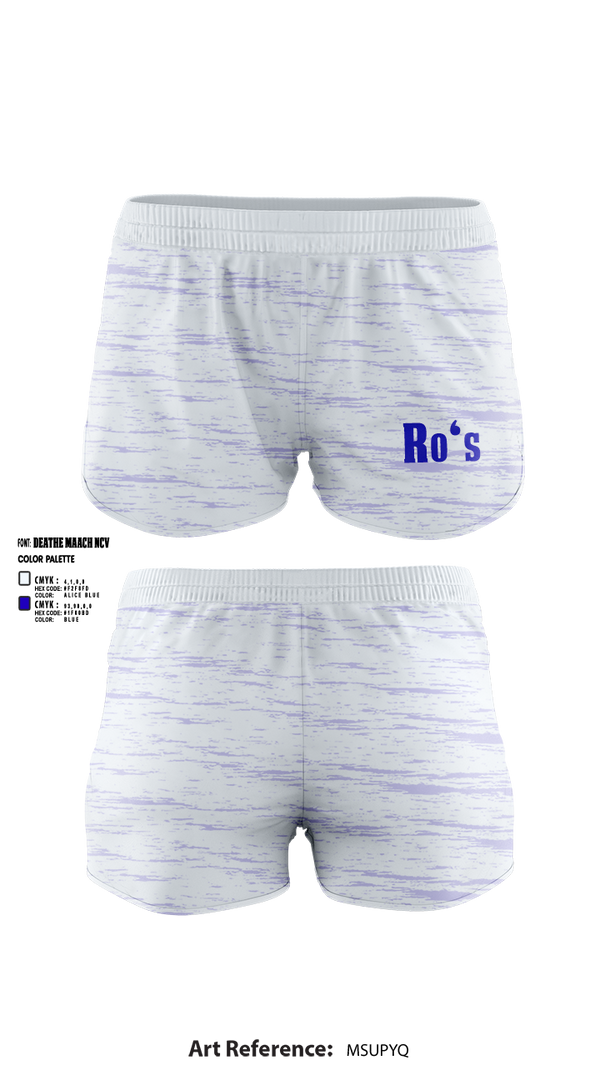 Womens Shorts, Ro‘s, , Teamtime, Team time, sublimation, custom sports apparel, team uniforms, spirit wear, spiritwear, sports uniforms, custom shirts, team store, custom team store, fundraiser sports, apparel fundraiser