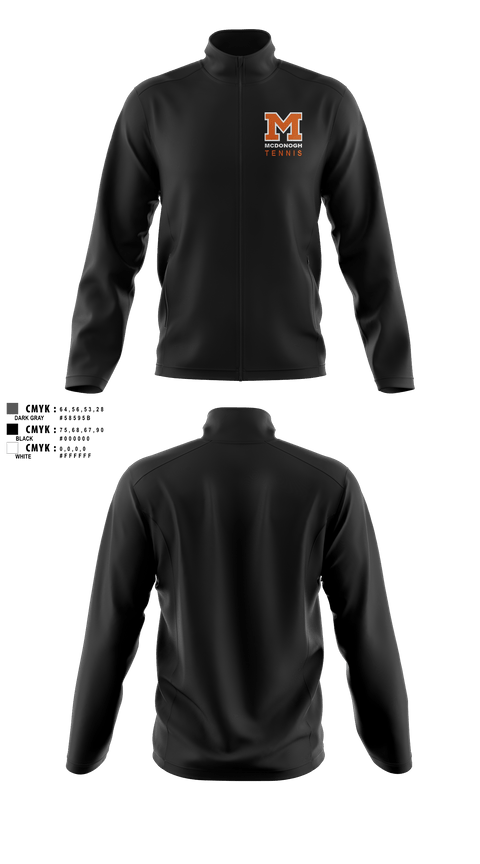 Fleece Jacket, Girls Tennis McDonogh School, Tennis, Teamtime, Team time, sublimation, custom sports apparel, team uniforms, spirit wear, spiritwear, sports uniforms, custom shirts, team store, custom team store, fundraiser sports, apparel fundraiser