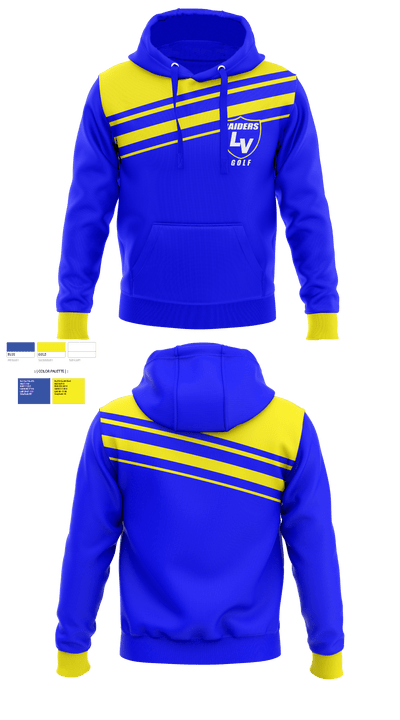 Logan View High School Golf 457859 Hoodie - 1