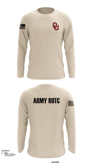 Long Sleeve Performance Shirt, OU Army ROTC, Army, Teamtime, Team time, sublimation, custom sports apparel, team uniforms, spirit wear, spiritwear, sports uniforms, custom shirts, team store, custom team store, fundraiser sports, apparel fundraiser