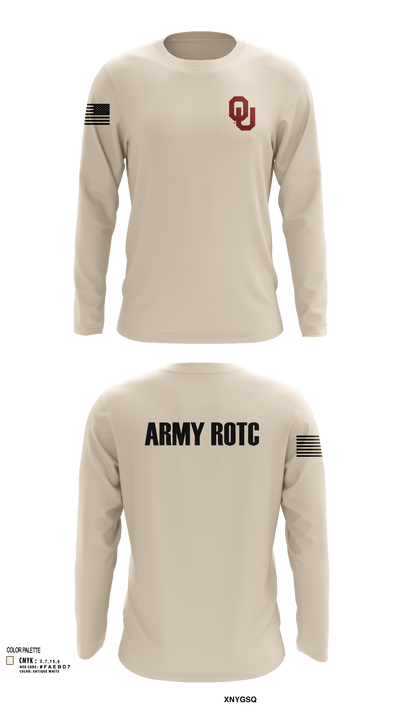 OU Army ROTC 95723228 Long Sleeve Performance Shirt - 116