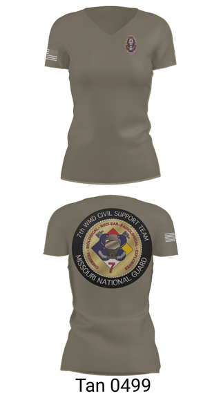 Womens Short Sleeve Vneck Shirt, 7th CST, Army, Teamtime, Team time, sublimation, custom sports apparel, team uniforms, spirit wear, spiritwear, sports uniforms, custom shirts, team store, custom team store, fundraiser sports, apparel fundraiser