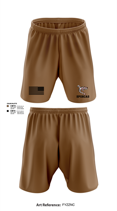 725 SPO 23819482 Athletic Shorts With Pockets - 3