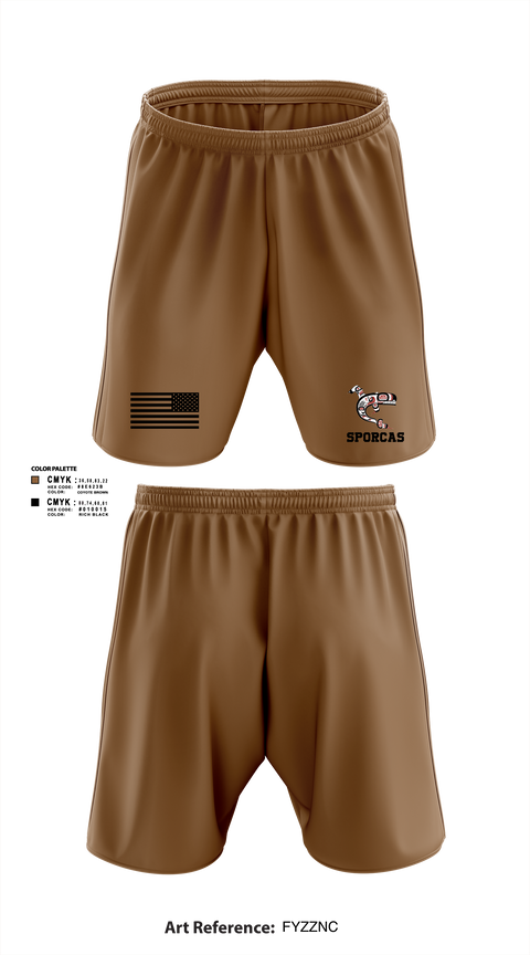 Athletic Shorts With Pockets, 725 SPO, Army, Teamtime, Team time, sublimation, custom sports apparel, team uniforms, spirit wear, spiritwear, sports uniforms, custom shirts, team store, custom team store, fundraiser sports, apparel fundraiser