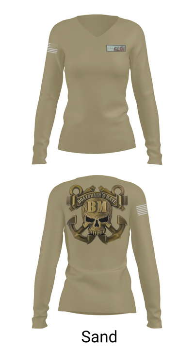 OD01 70309443 Women's Long Sleeve V-neck Shirt - 92