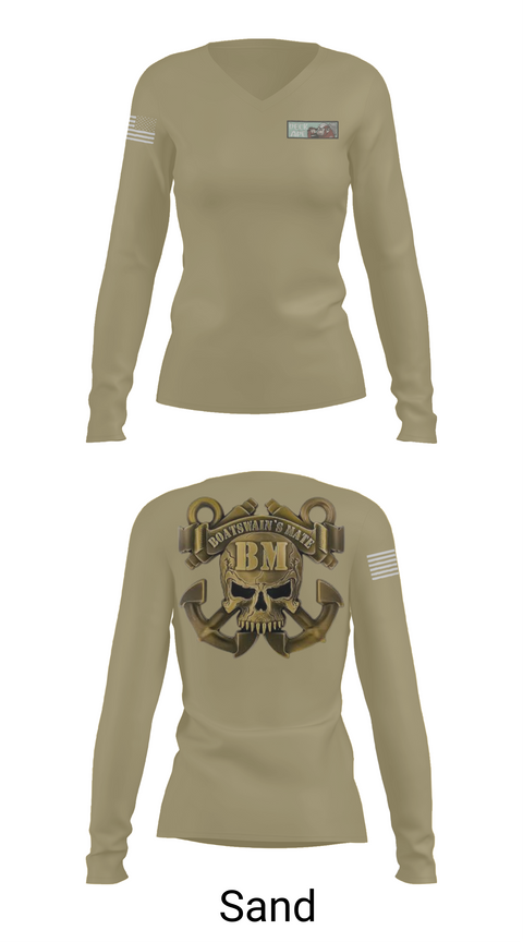 Womens Long Sleeve Vneck Shirt, OD01, , Teamtime, Team time, sublimation, custom sports apparel, team uniforms, spirit wear, spiritwear, sports uniforms, custom shirts, team store, custom team store, fundraiser sports, apparel fundraiser