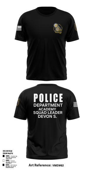 Old School Cotton Feel Shirt, Police Department Academy, , Teamtime, Team time, sublimation, custom sports apparel, team uniforms, spirit wear, spiritwear, sports uniforms, custom shirts, team store, custom team store, fundraiser sports, apparel fundraiser