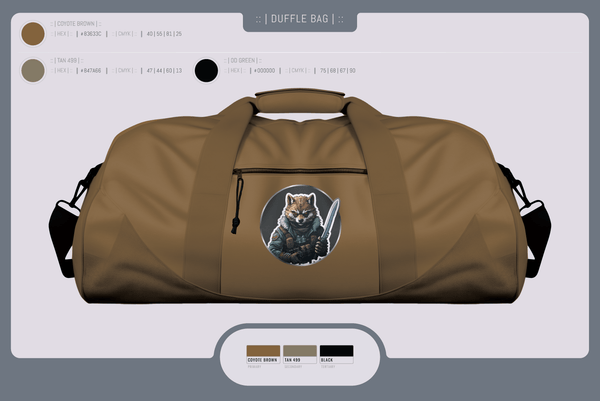 Duffle Bag, Fox Co., Army, Teamtime, Team time, sublimation, custom sports apparel, team uniforms, spirit wear, spiritwear, sports uniforms, custom shirts, team store, custom team store, fundraiser sports, apparel fundraiser