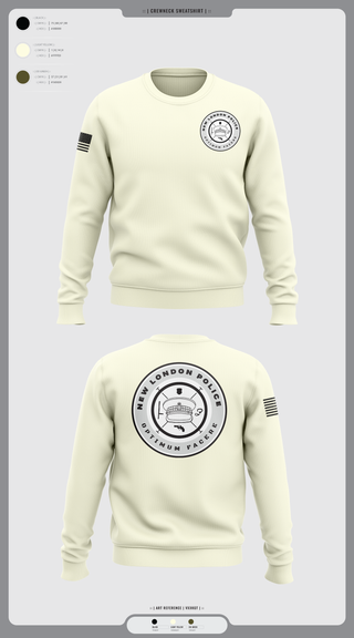 Crew Neck Sweatshirt, NLPD, Police, Teamtime, Team time, sublimation, custom sports apparel, team uniforms, spirit wear, spiritwear, sports uniforms, custom shirts, team store, custom team store, fundraiser sports, apparel fundraiser