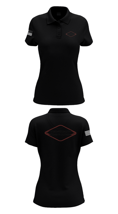 Vision2Reality 33801681 Women's Short Sleeve Performance Polo  - 36