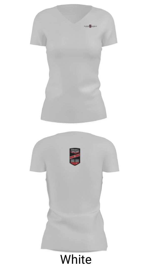 Womens Short Sleeve Vneck Shirt, Floor Shield of Orlando, , Teamtime, Team time, sublimation, custom sports apparel, team uniforms, spirit wear, spiritwear, sports uniforms, custom shirts, team store, custom team store, fundraiser sports, apparel fundraiser