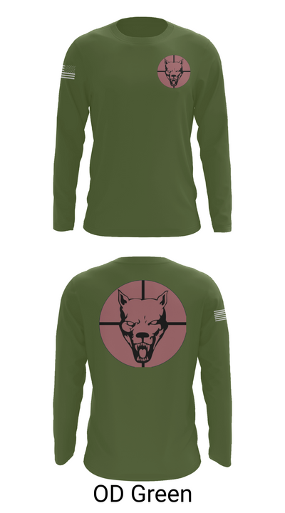 Hellhound PLT, A CO, 2-8 CAV 17727994 Long Sleeve Performance Shirt 46
